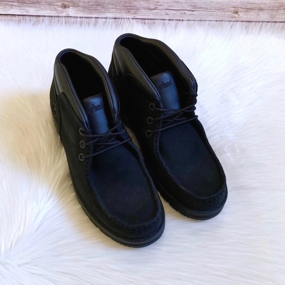 Timberland Black Newtonbrook Moc Toe Chukka Boots - Picture 3 of 7